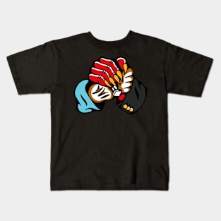 hand devil jesus Kids T-Shirt